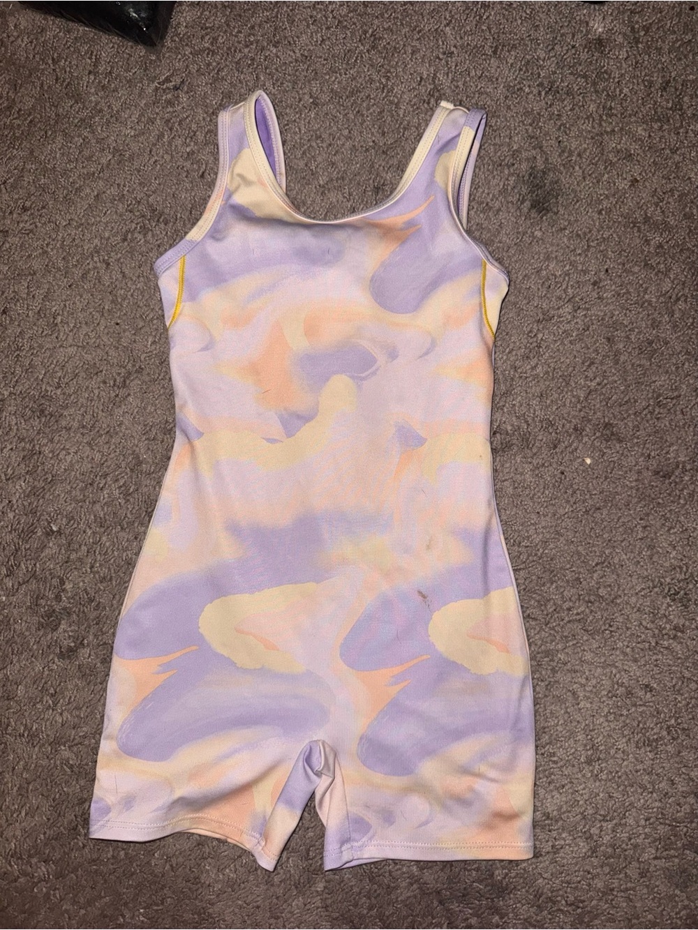 Cat & Jack Pastel Swirl One-Piece Bodysuit - Lavender & Peach